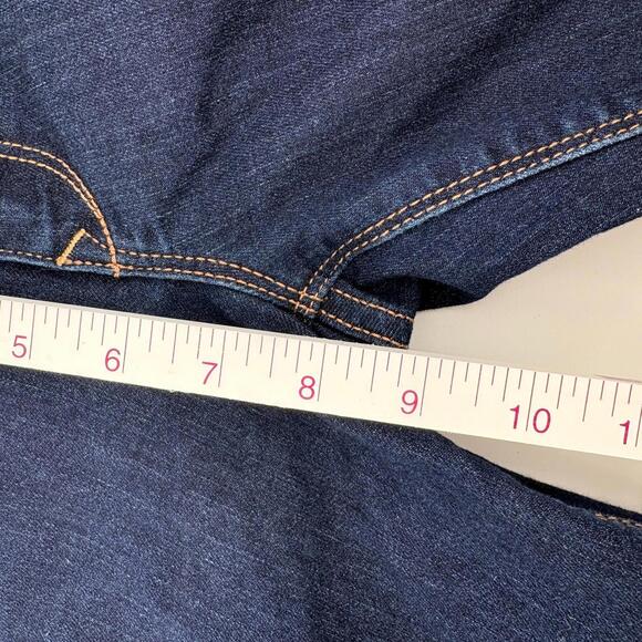 EUC Express Jeans Ankle Skinny Stella Low Rise Stretch Womens Size 6 Dark Wash - Picture 11 of 12